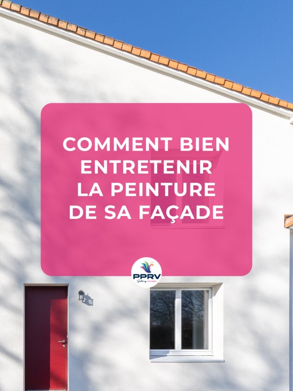 Entretenir la peinture de sa façade