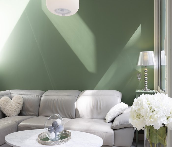 Travaux de peinture et décoration murale dans une maison individuelle