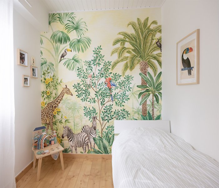 Travaux de peinture et décoration murale dans une maison individuelle