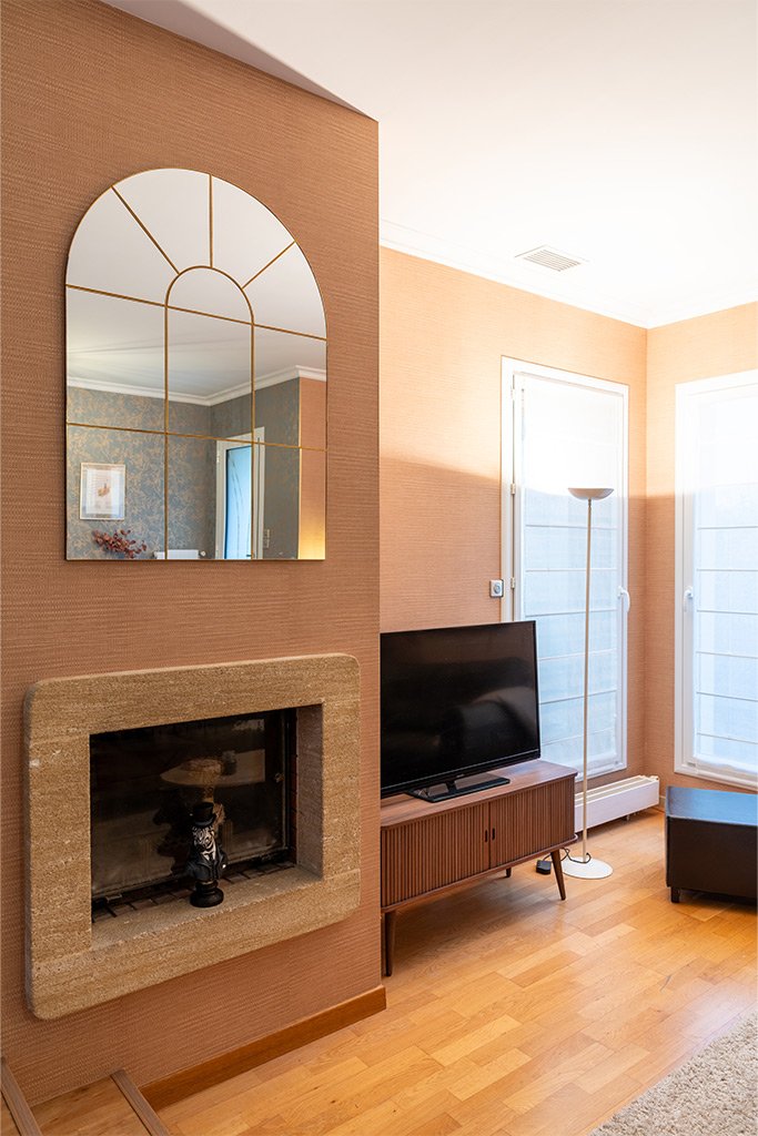Rénovation intérieure chaleureuse et élégante
